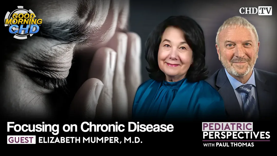 Dr. Paul Thomas and Liz Mumper, M.D. in conversation on Pediatric Perspectives, Show 200 of With the Wind with Dr. Paul, discussing chronic childhood illness, environmental toxins, and informed decision-making for families.