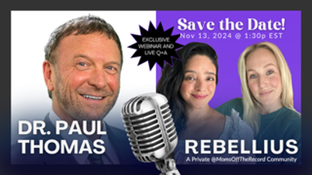 rebelliUS exclusive webinar with Dr. Paul Thomas, VAX Facts live Q&A with Dr. Paul, health freedom insights Dr. Paul Thomas webinar, Dr. Paul Thomas November 13 rebelliUS webinar, exclusive VAX Facts insights with Dr. Paul